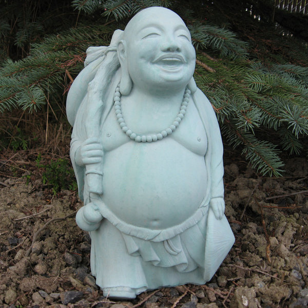 Nichols Bros. Stoneworks Traveling Buddha Statue & Reviews Wayfair